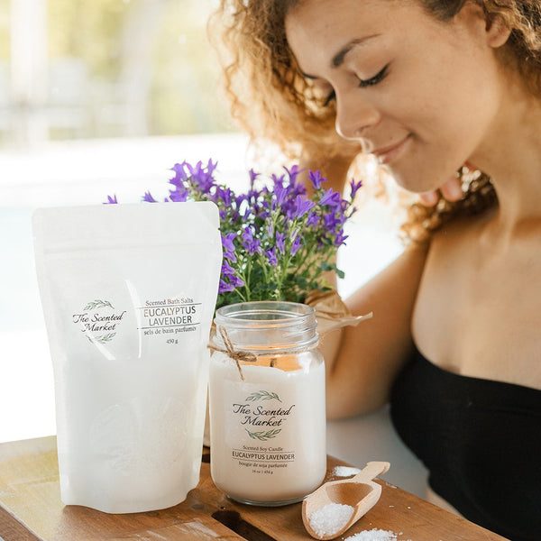 The Scented Bath Salts Eucalyptus Lavender 450g