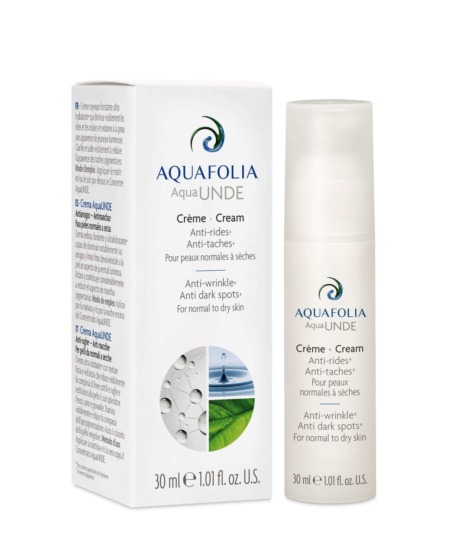 Aquafolia Anti-wrinkle anti-dark spot for normal to dry skin moisturizer