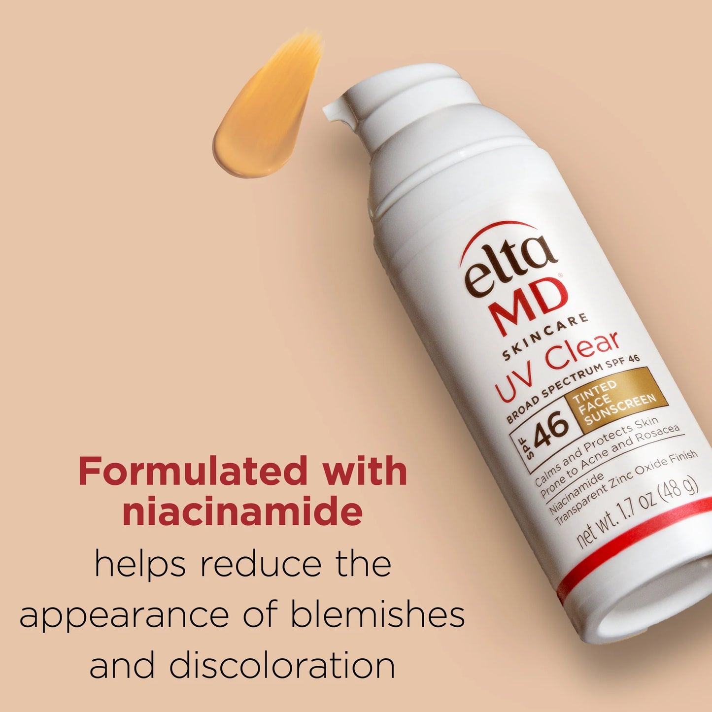 EltaMD UV Clear Tinted Broad-Spectrum SPF 46 48g