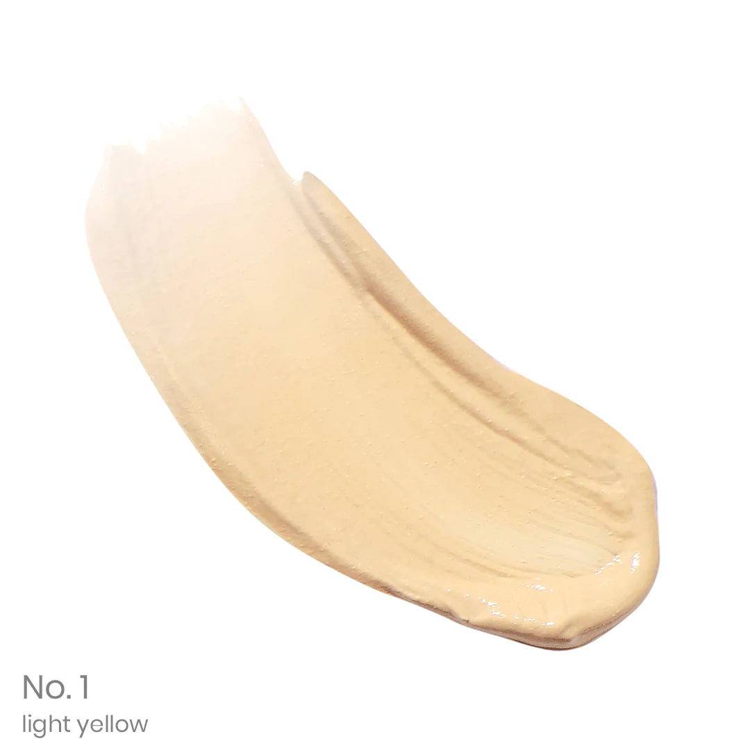 Jane Iredale active light concealer swatch light yellow