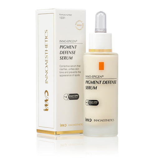 Innoaesthetics prigment defense serum skin brightening serum product image with box