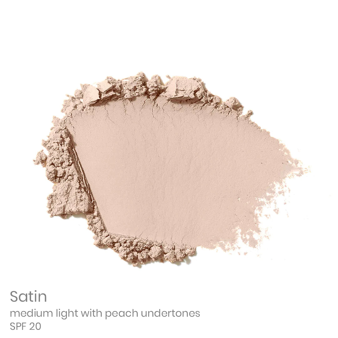 Jane Iredale Pure Pressed Base Product Swatch Satin