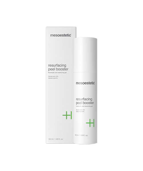 Mesoestetic Resurfacing Peel Booster product image with box