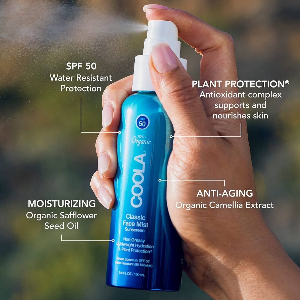 Coola SPF50 Face Sunscreen Mist 100ml