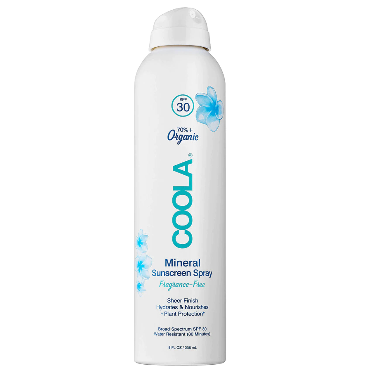 Coola SPF30 Mineral Body Fragrance Free Sunscreen Spray 148ml