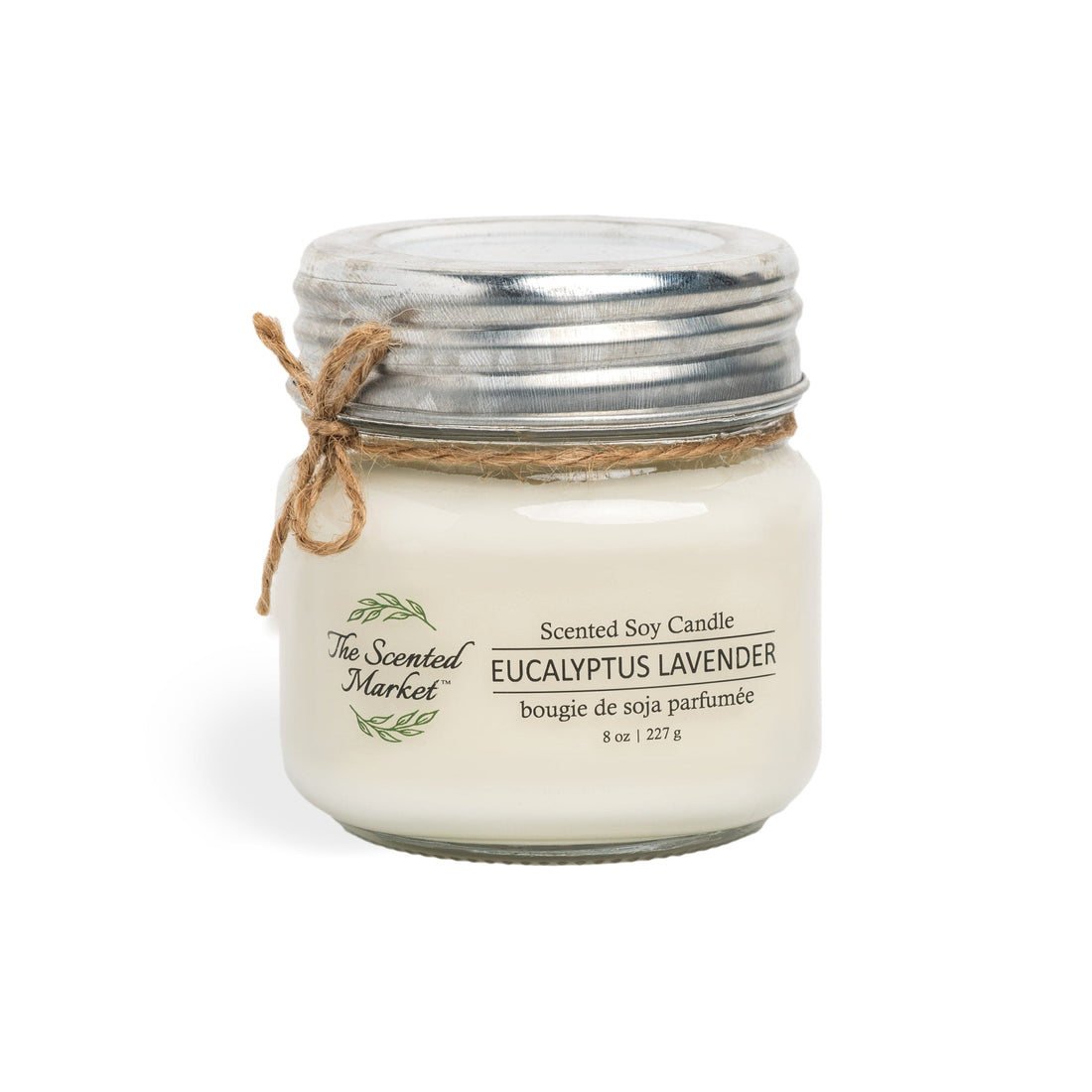The Scented Market Eucalyptus & Lavender Scented Soy Candle