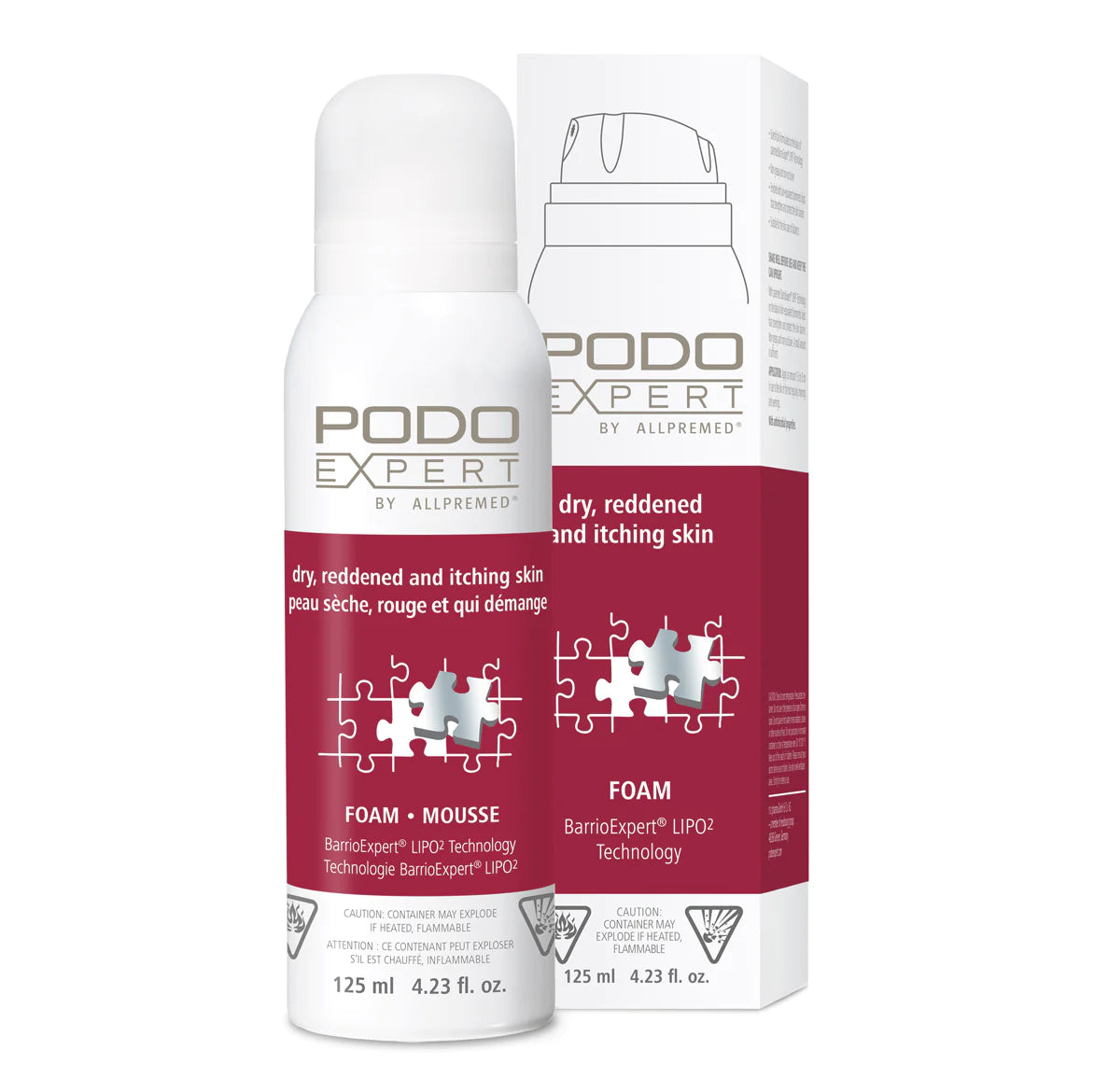 Podoexpert Reddened, Dry & Itching skin Foam 125ML