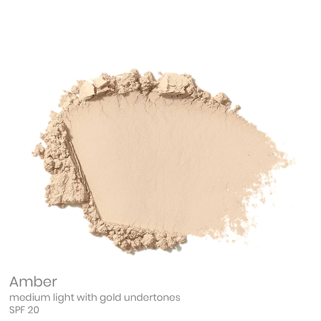 Jane Iredale Pure Pressed Base Product Swatch Amber