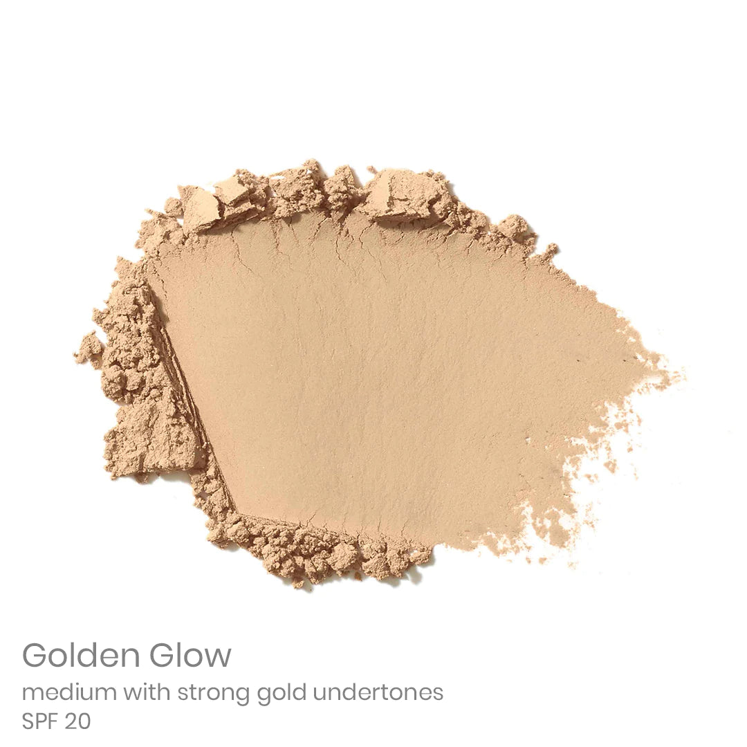 Jane Iredale Pure Pressed Base Product Swatch Golden Glow