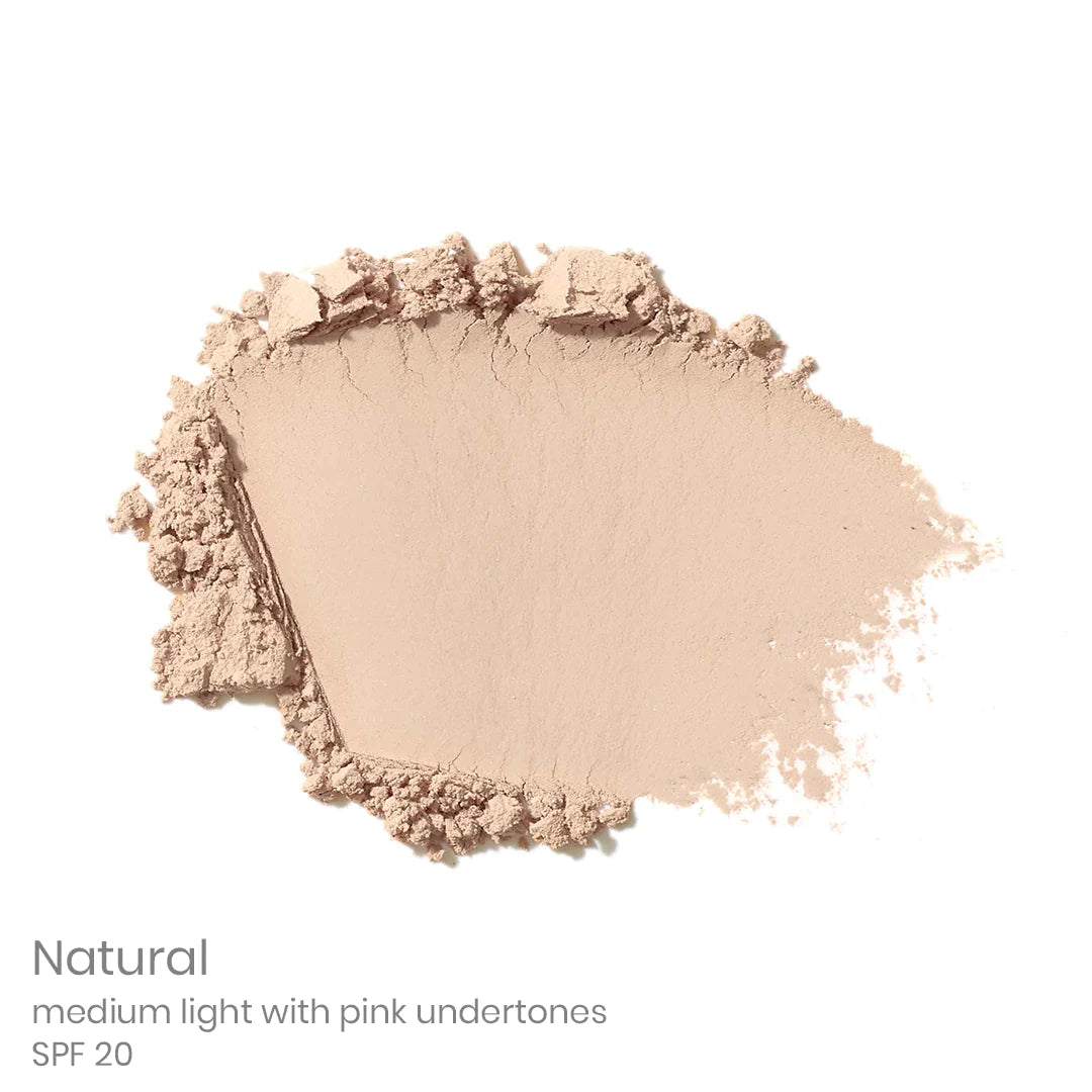 Jane Iredale Pure Pressed Base Product Swatch Natural