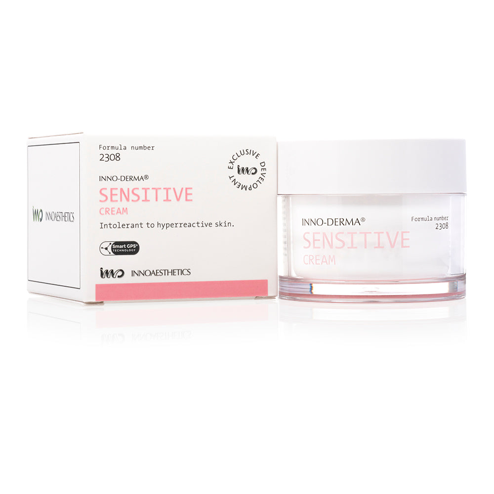 Innoaesthetics sensitive facial moisturizer for sensitive skin product image with box