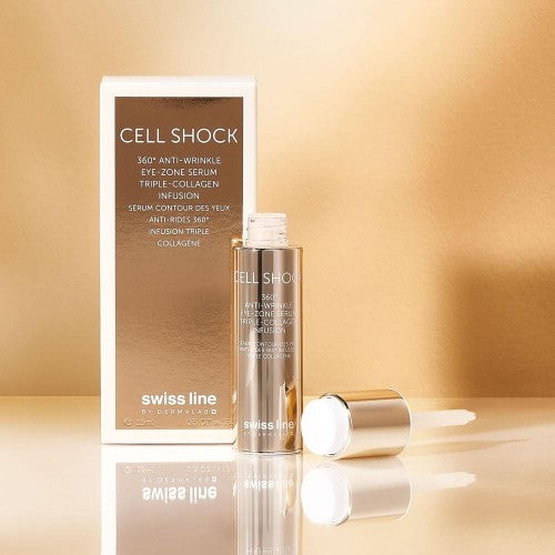 Swissline Cellshock 360-anti-wrinkle-eye-zone-serum-triple-collagen-infusion