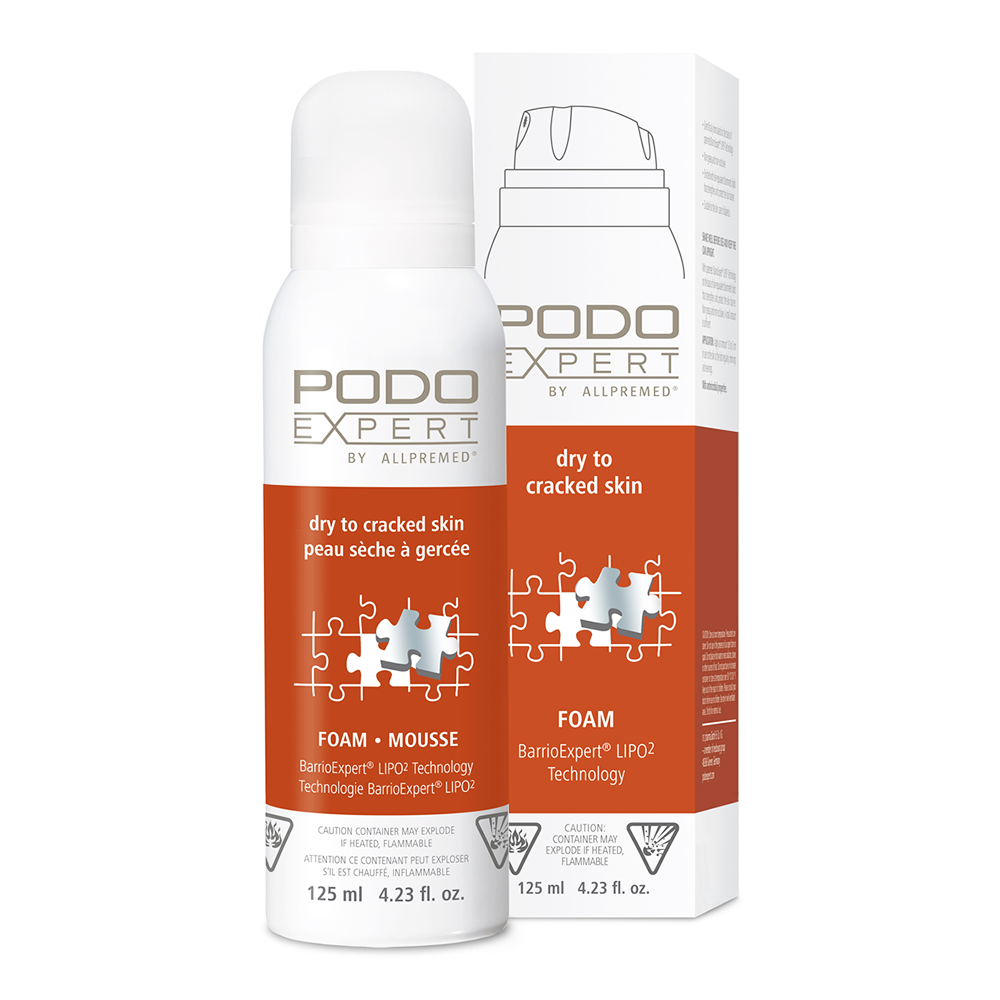 PodoExpert Dry to Cracked Skin Mousse with Urea 125ML