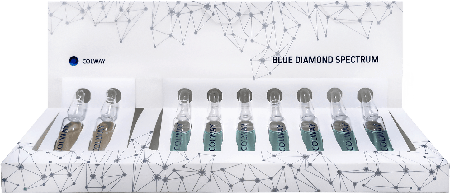 Colway Blue Diamond Spectrum Ampoules 9 x 2ml